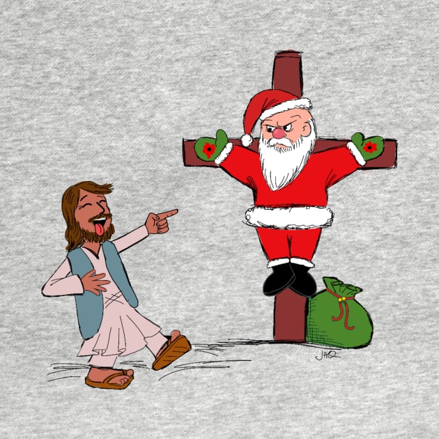 jesus santa joke by wolfmanjaq